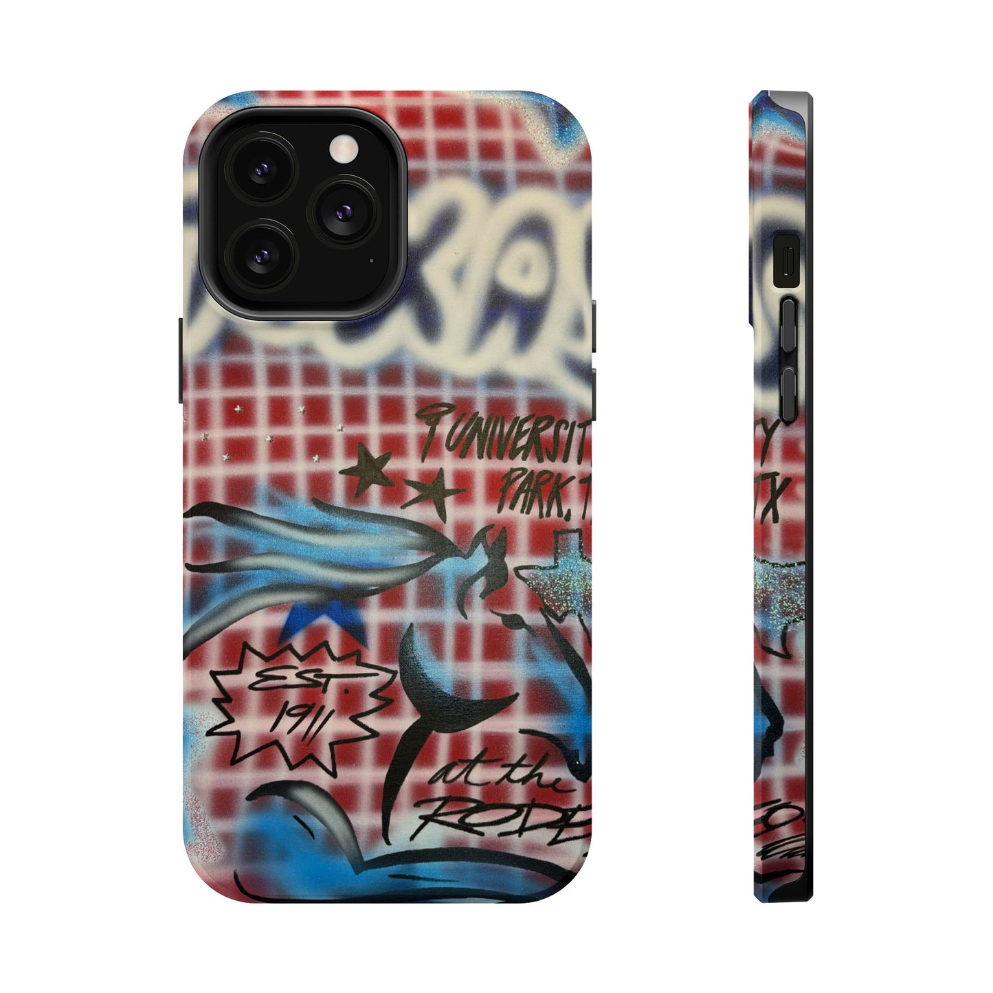 MagSafe "texas" airbrush iPhone case