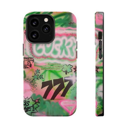 MagSafe "so lucky" airbrush iPhone case