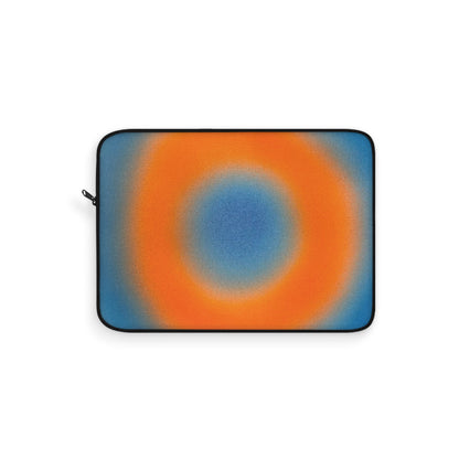 "citrus sky aura" airbrush laptop sleeve