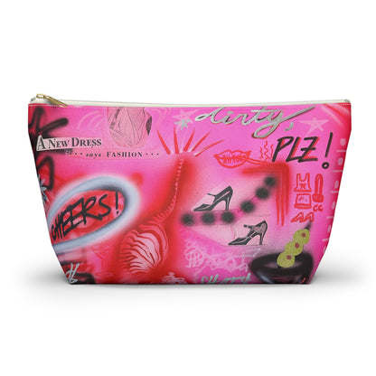 "extra dirty, plz" airbrush makeup pouch