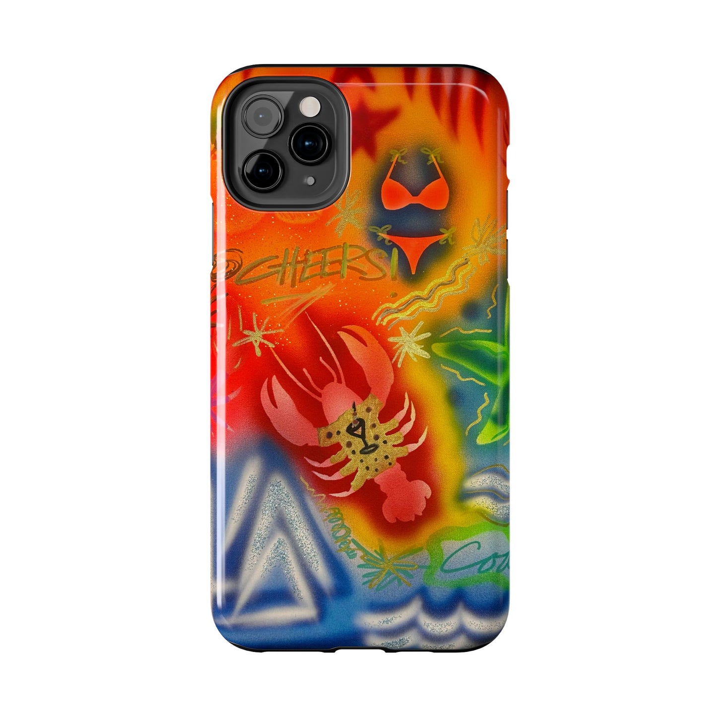 "tipsy lobster" airbrush iPhone case
