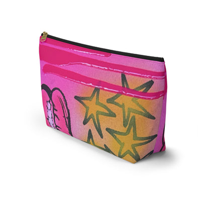 "star drip" airbrush makeup pouch