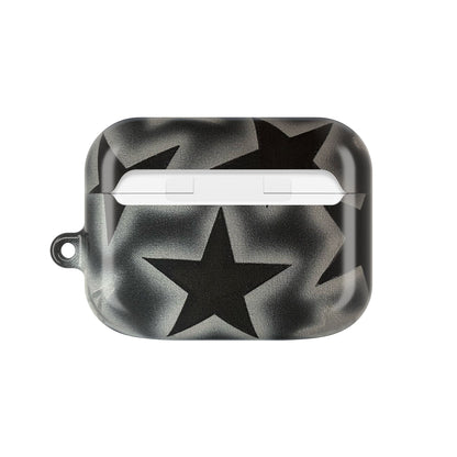"chrome stars" airbrush airpod cases