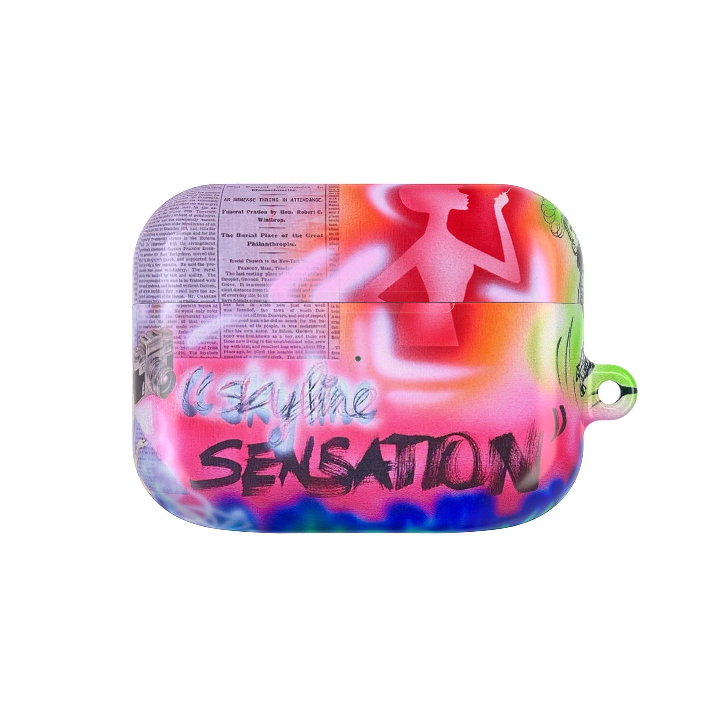 "skyline sensation" airbrush airpod cases
