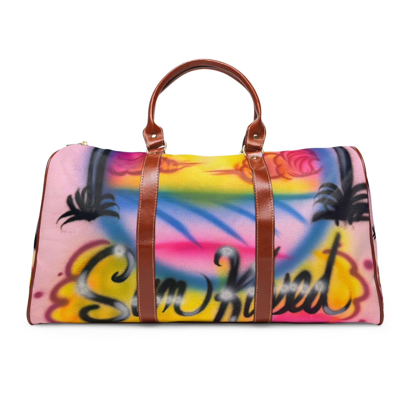 "sunkissed" airbrush waterproof travel bag