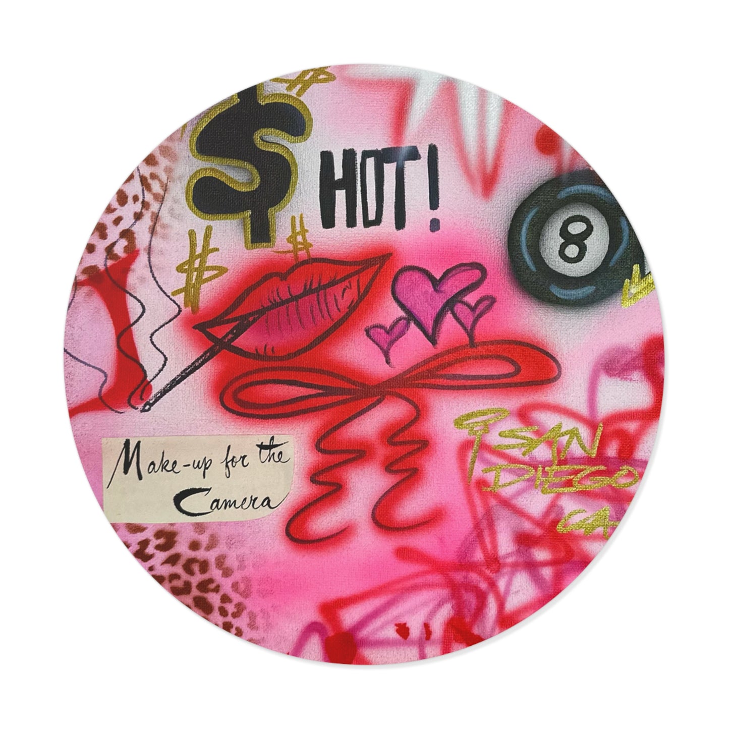 "IT girl" airbrush vinyl sticker