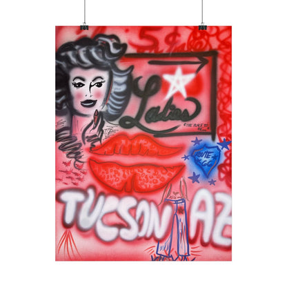 "tucson, arizona" airbrush rolled print