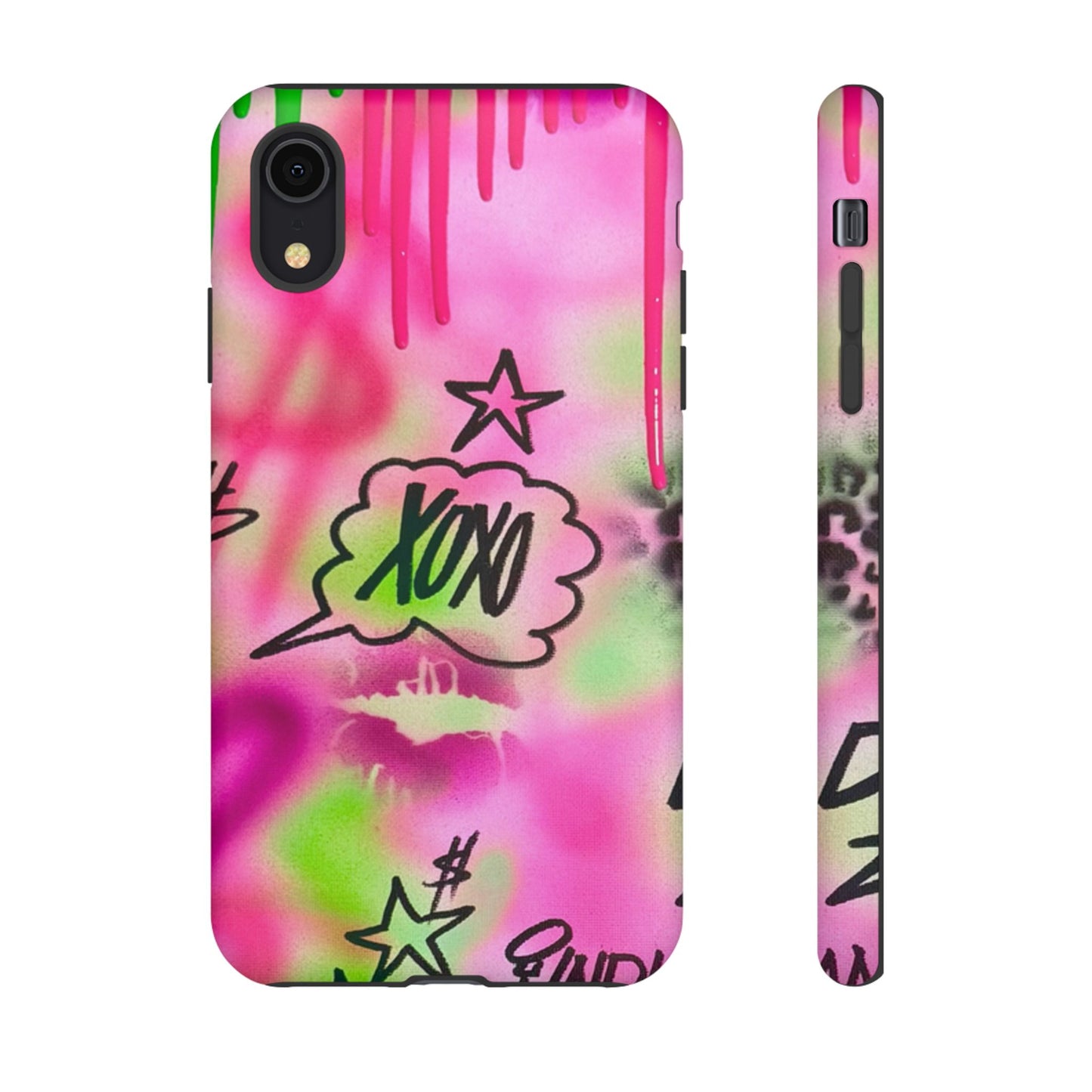 "xoxo" airbrush iPhone case