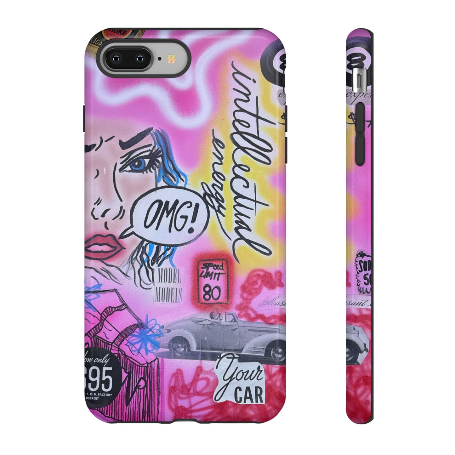 "intellectual energy" airbrush iPhone case