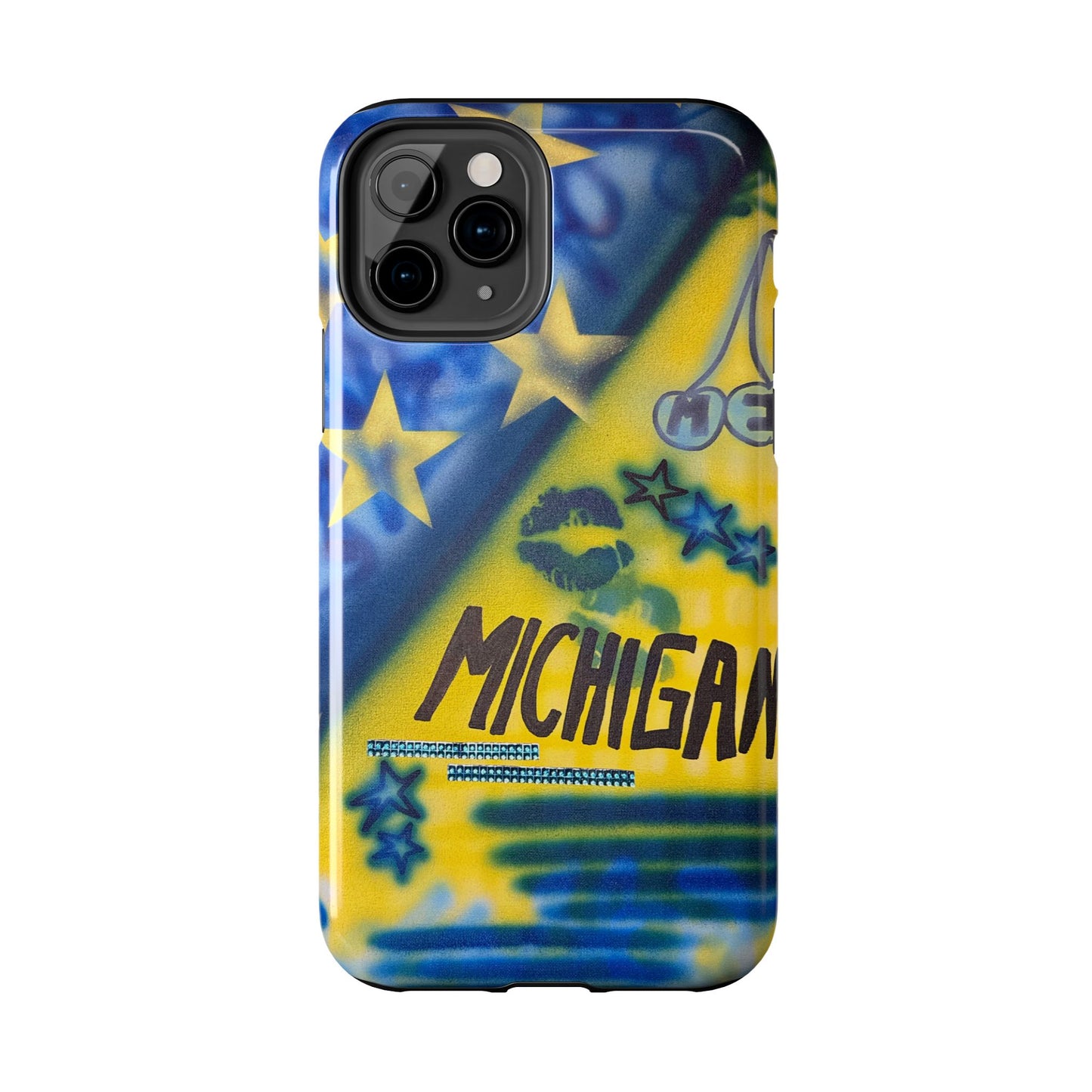 "ann arbor, michigan" airbrush iPhone case