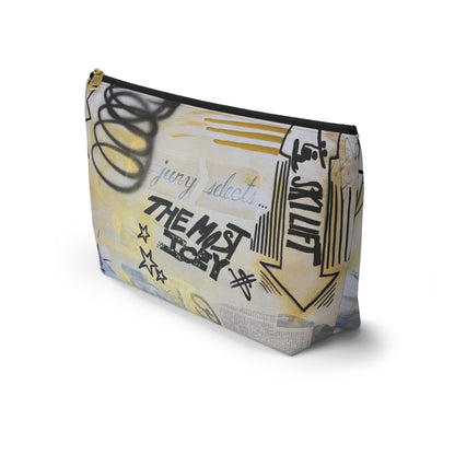 "golden glacier" airbrush makeup pouch