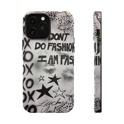 MagSafe "i am fashion" airbrush iPhone case