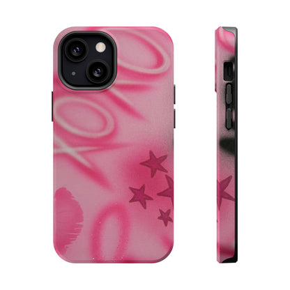 MagSafe "perfectly pink" airbrush iPhone case