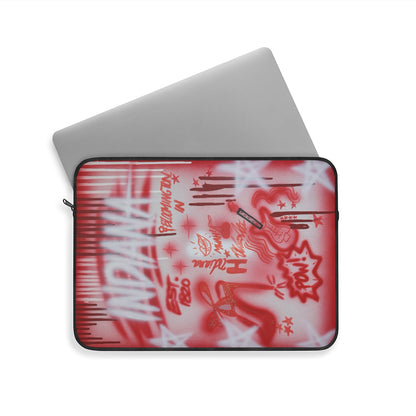 "indiana" airbrush laptop sleeve