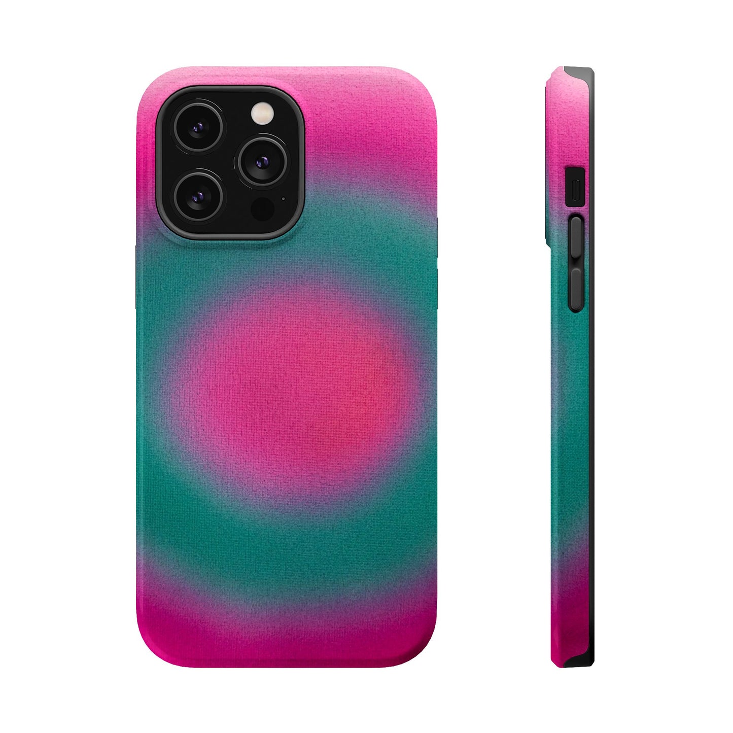 MagSafe "watermelon swirl aura" airbrush iPhone case