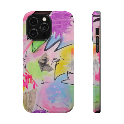 MagSafe "pastel static" airbrush iPhone case