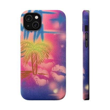 MagSafe "glowy night" airbrush iPhone case