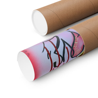 "cherry luvr" airbrush horizontal print