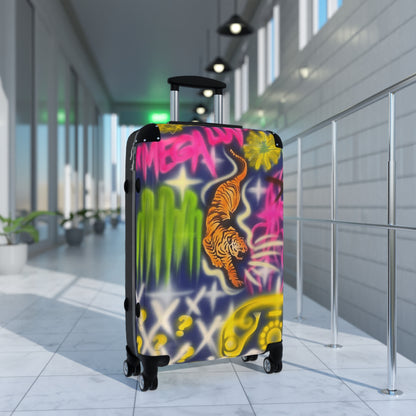 "mega luv" airbrush suitcase