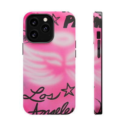 "pink angel wings" airbrush iPhone case