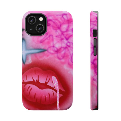 MagSafe limited edition "glitter aura" airbrush iPhone case