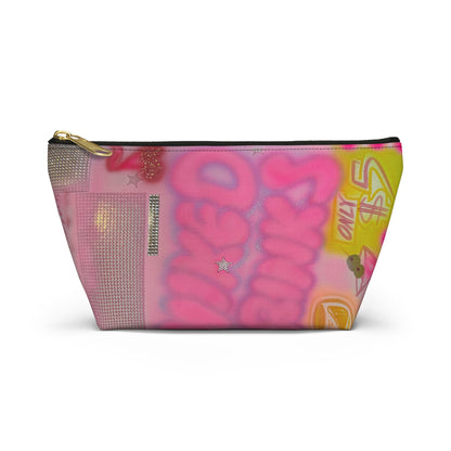 "mixed drinks" airbrush makeup pouch