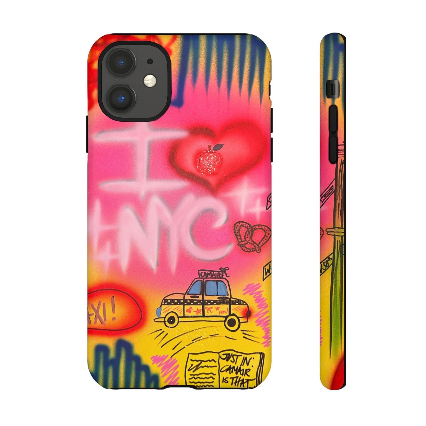 "in the city" airbrush iPhone case