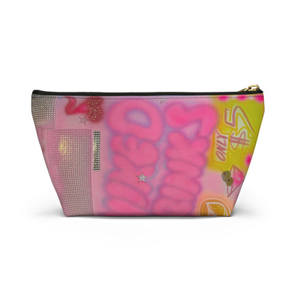 "mixed drinks" airbrush makeup pouch