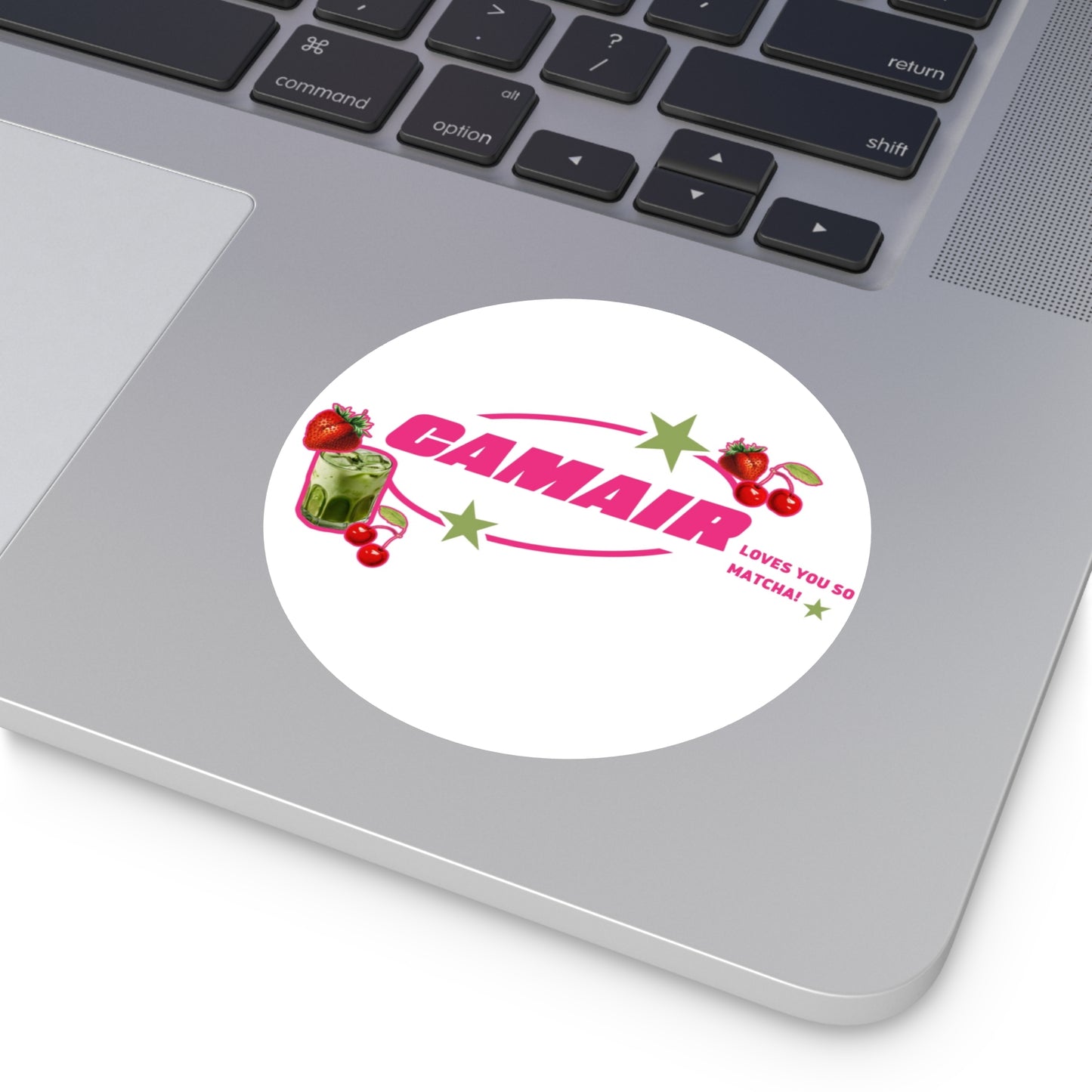 "matcha!" vinyl sticker