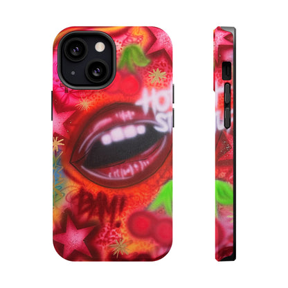 MagSafe "hot stuff" airbrush iPhone case