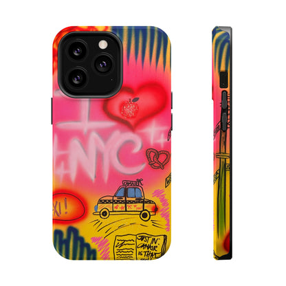 MagSafe "in the city" airbrush iPhone case