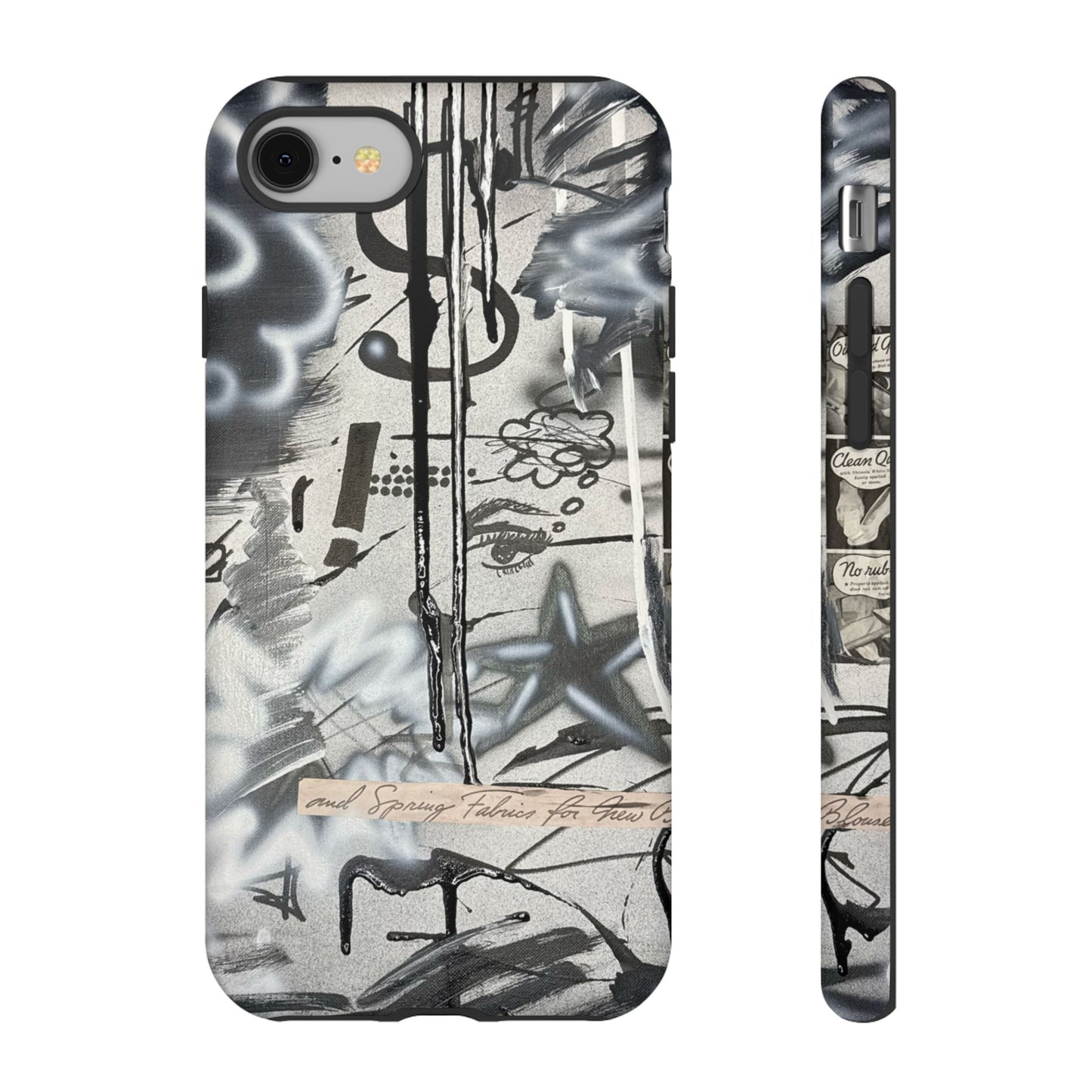 "monochrome mood" airbrush iPhone case