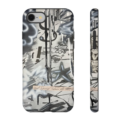 "monochrome mood" airbrush iPhone case