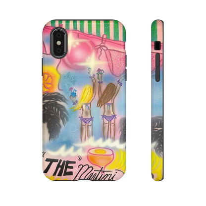 "kinis & tinis" airbrush iPhone case