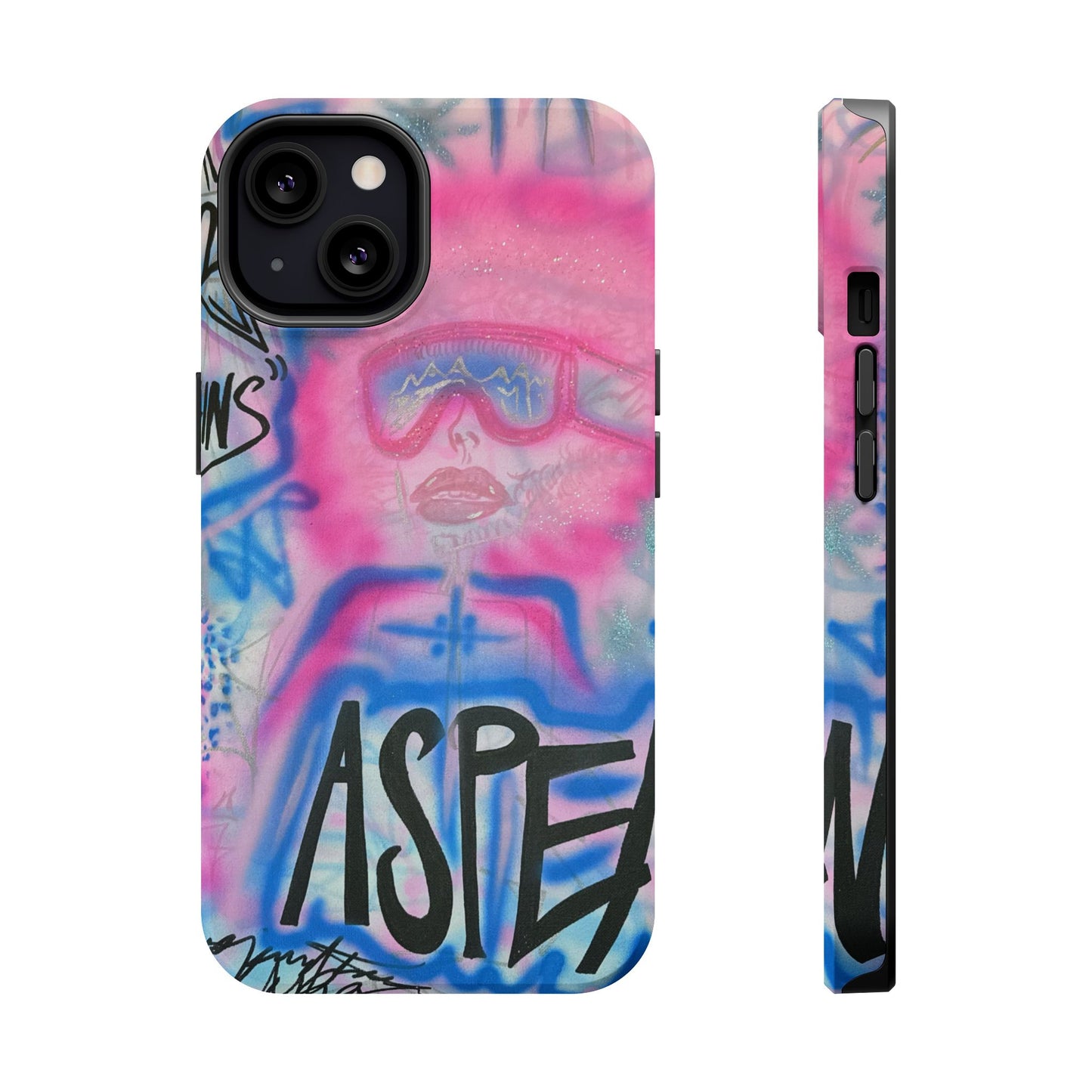 MagSafe "aspen aspirations" airbrush iPhone case