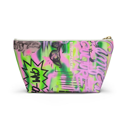 "green camo" airbrush makeup pouch