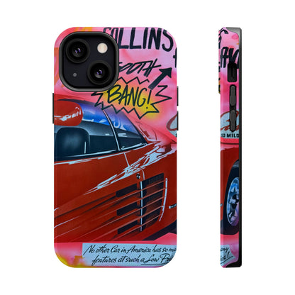 MagSafe "miami momentos" airbrush iPhone case