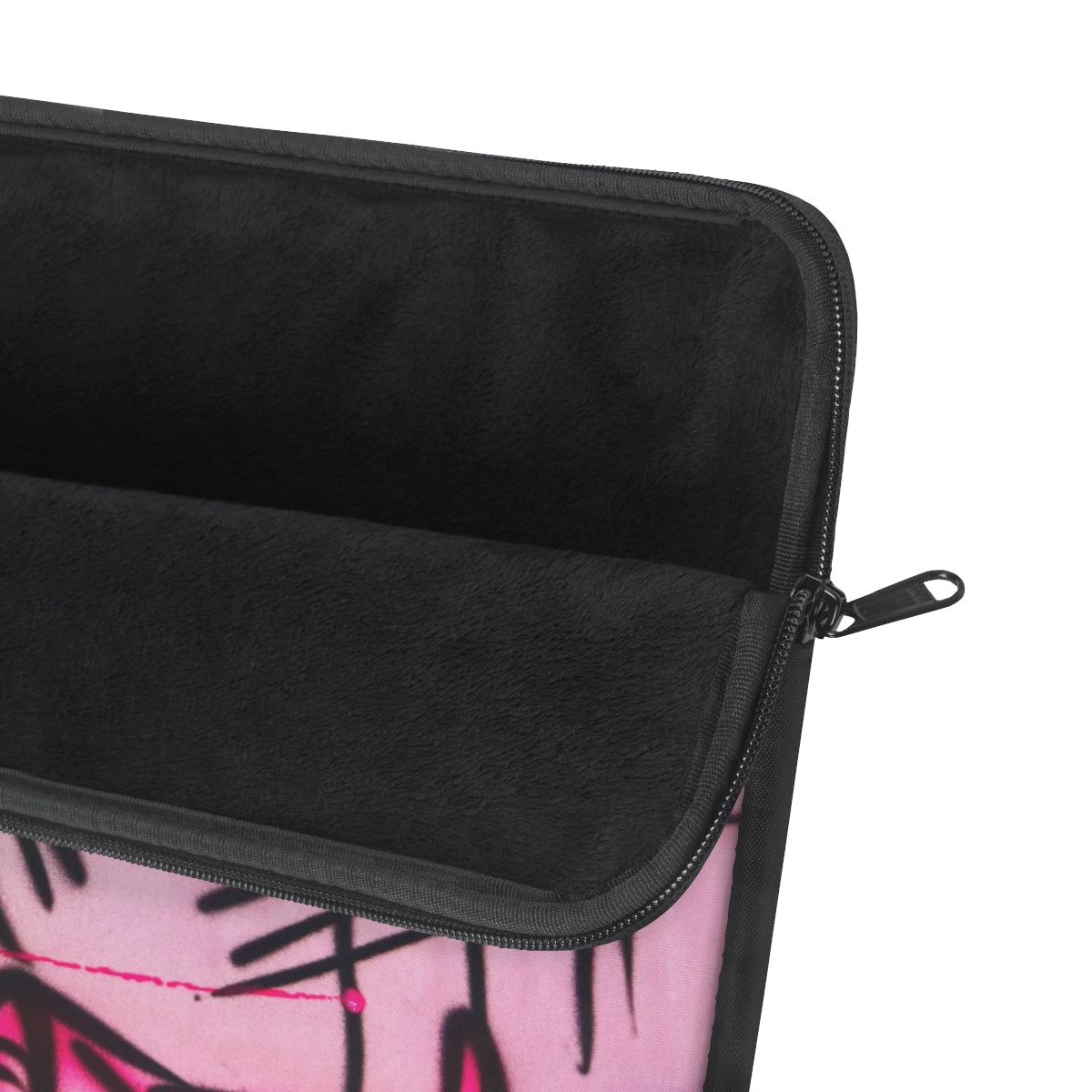 "glossy pout" airbrush laptop sleeve
