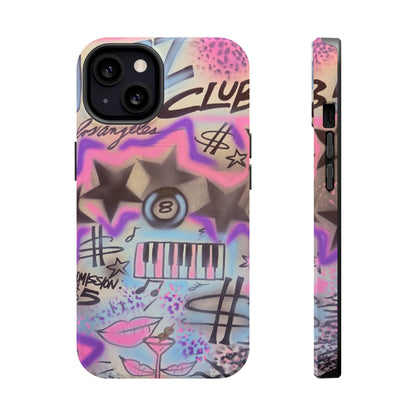 MagSafe "jazz club" airbrush iPhone case