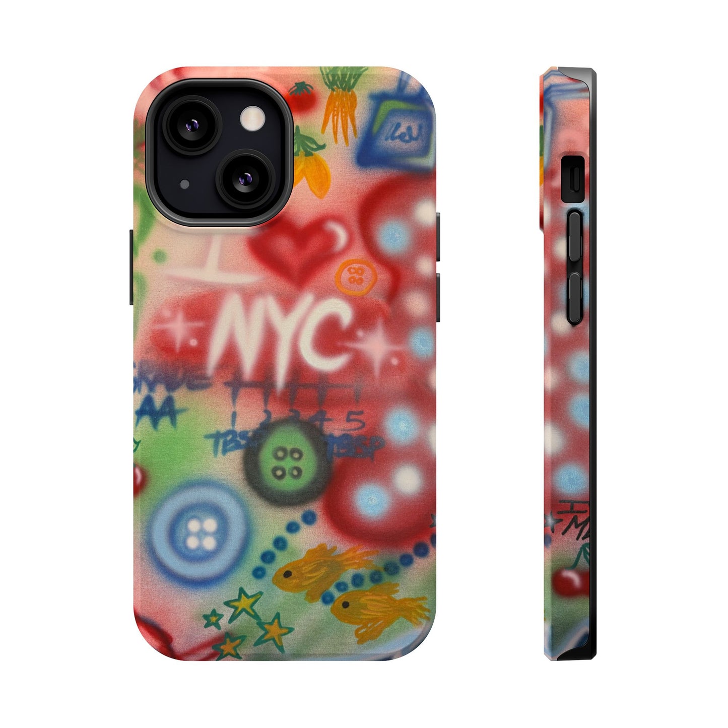 MagSafe "i <3 NYC" airbrush iPhone case