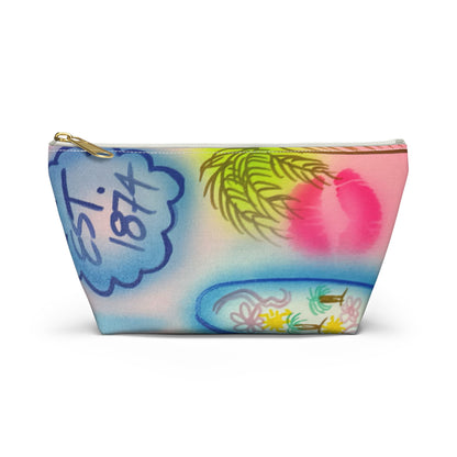 "in the wave" airbrush makeup pouch