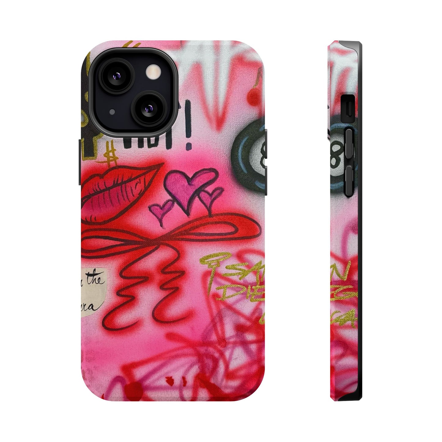 MagSafe "IT girl" airbrush iPhone case