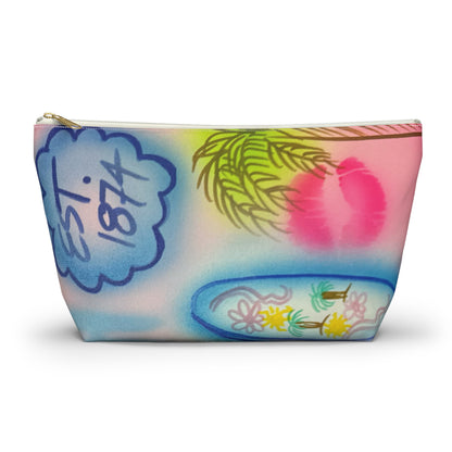 "in the wave" airbrush makeup pouch
