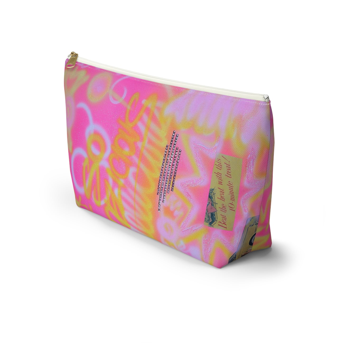 "so delicious" airbrush makeup pouch