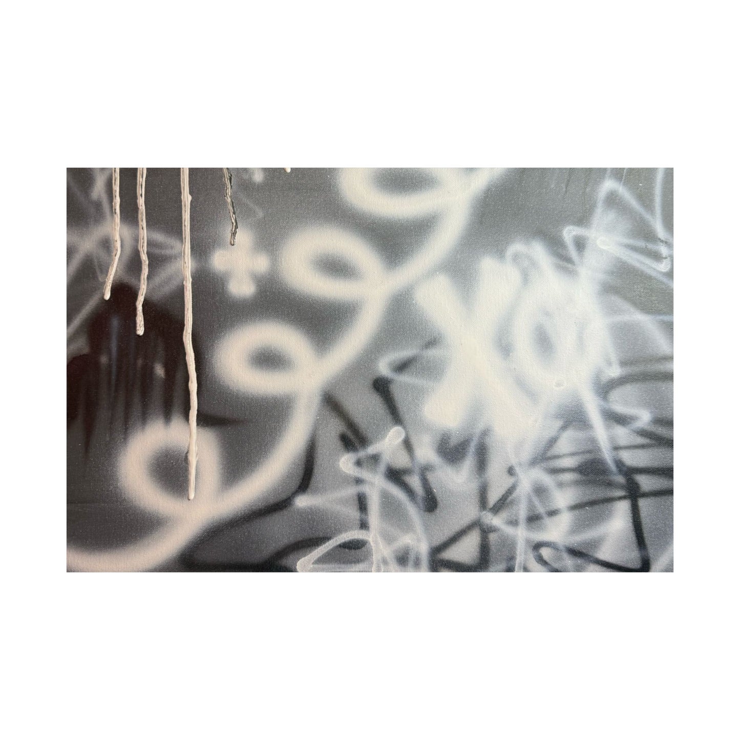 "spatial blur" airbrush horizontal print