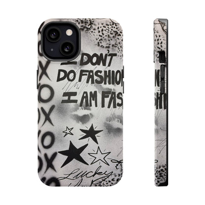 MagSafe "i am fashion" airbrush iPhone case