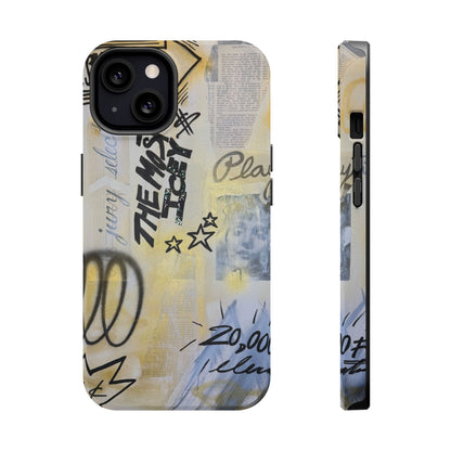 MagSafe "golden glacier" airbrush iPhone case
