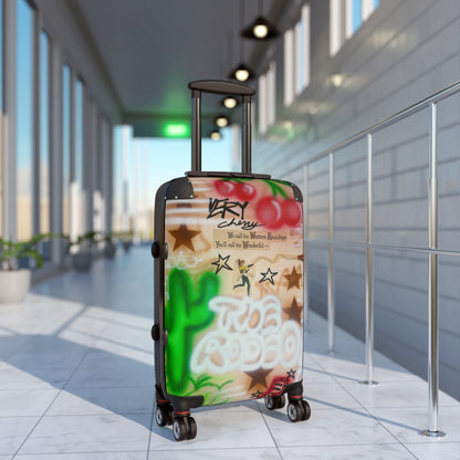 "the rodeo" airbrush suitcase