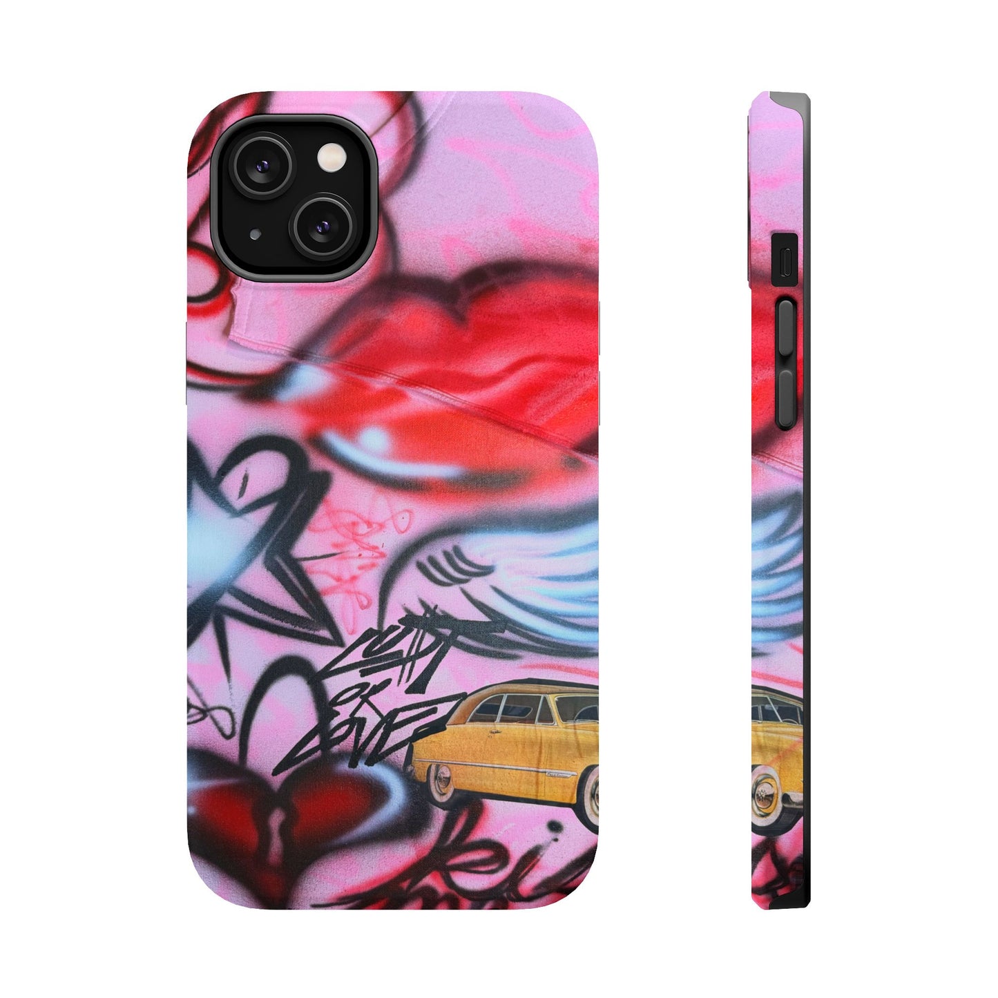 MagSafe "lust or love" airbrush iPhone case