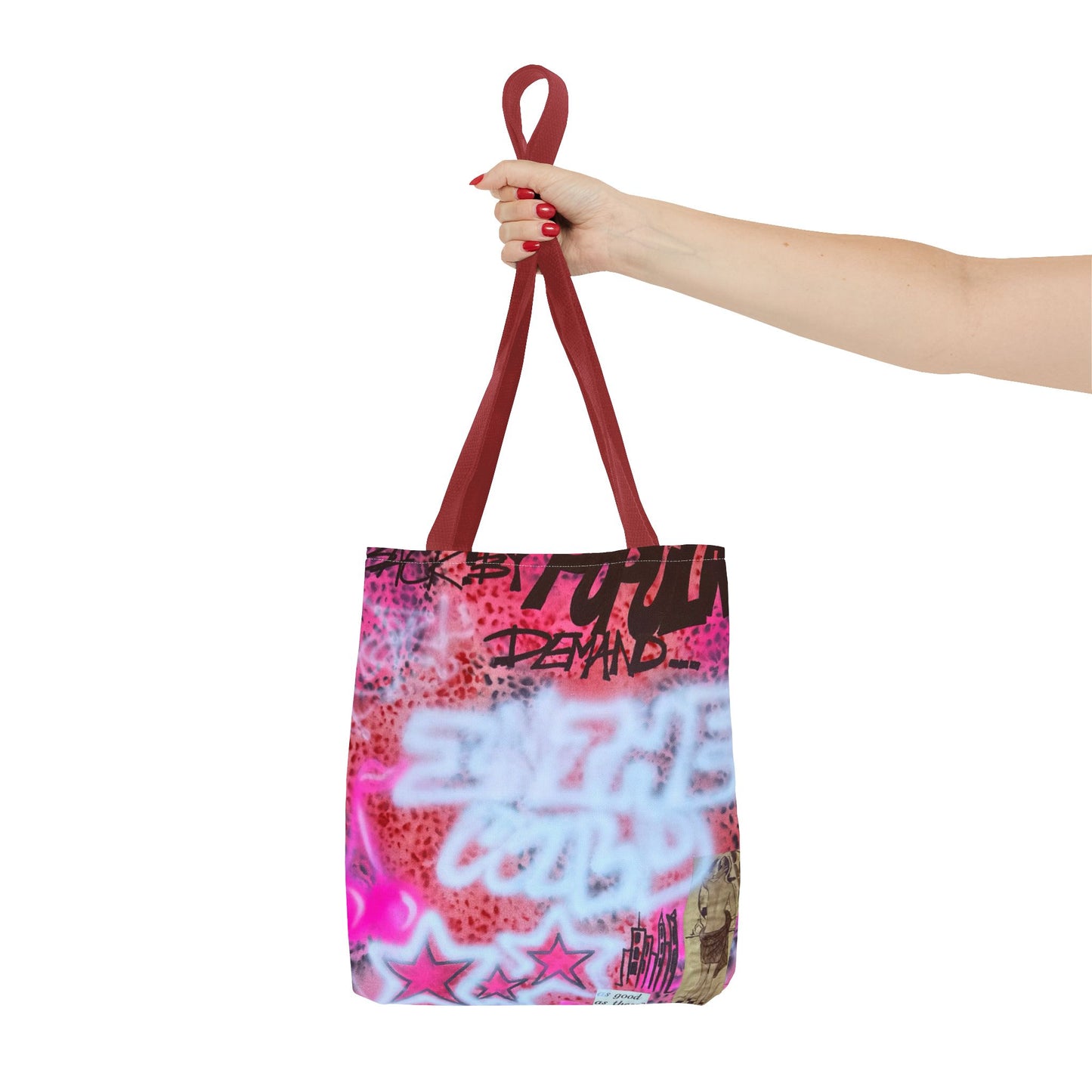 "in the wild" airbrush tote bag
